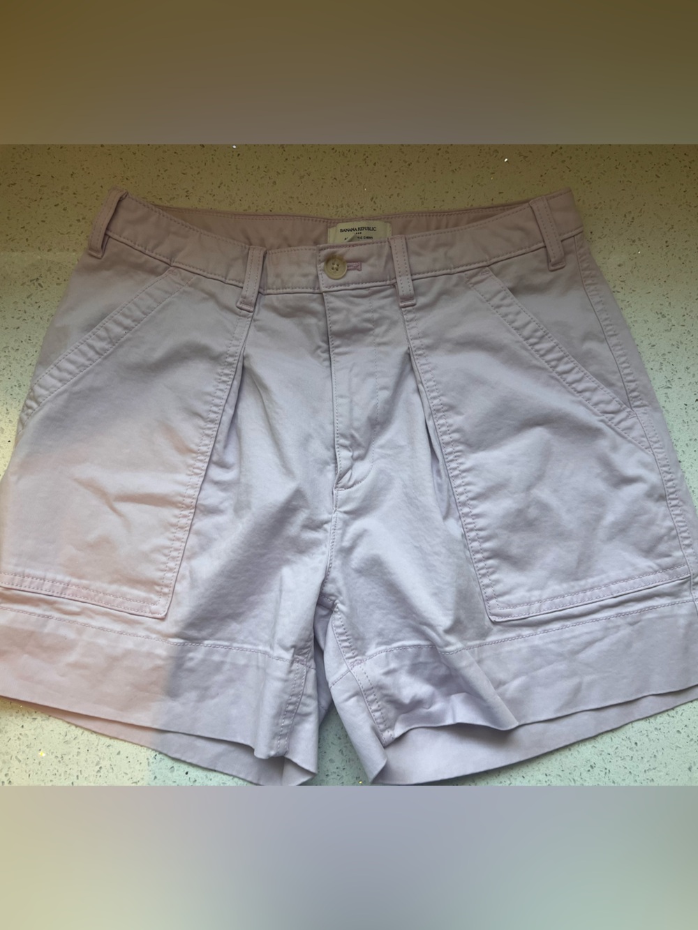Banana Republic Light Pink Chino Shorts